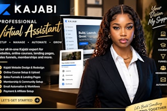 be professional kajabi virtual assistant kajabi website kajabi website course