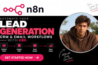 setup n8n lead generation n8n crm integration email followup n8n automation
