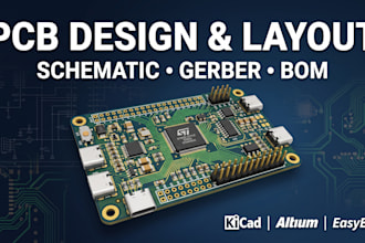 design professional pcb layout, schematic, and circuit board