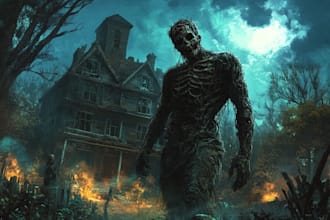 horror and fantasy horror character, or horror character