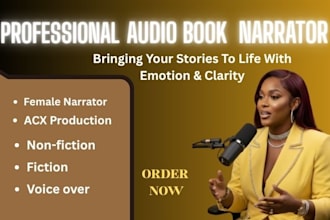 narrate your sci fi fantasy or dystopian fiction audiobook