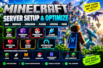 minecraft server setup optimize smp modpack cobblemon plugins lifesteal vormac