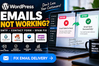 fix wordpress email issues contact form errors and spam problems