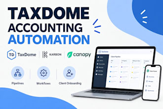 setup taxdome karbon canopy accounting practice management automation