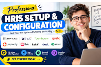 rippling trinet peo bamboohr gusto paylocity hibob hris keka deel hrone setup