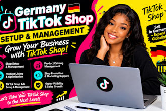 setup germany tiktok shop, manage german tiktok shop ads, tiktok product listing