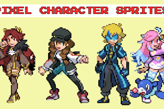 draw nsfw pixel art minecraft pixel character pixelart animation 2d sprite sheet
