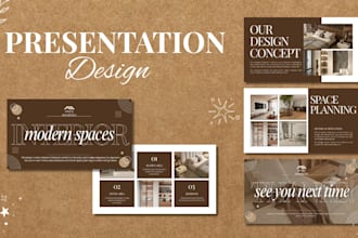design a modern and professional  canva presentation