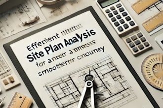 create a professional 2d site plan plot plan and city permit drawing