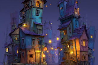 create high quality 2d game background art