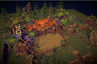 create ps1 psx ps2 low poly 3d horror maps and roblox assets