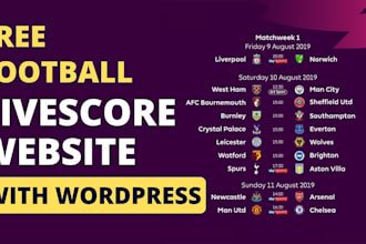 build live score website and live score app, cricket live score app football app
