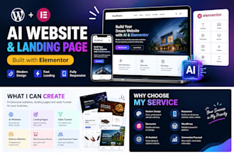 create ai websites, landing pages and sales funnels with elementor