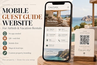 create a custom mobile guest guide for vacation rentals