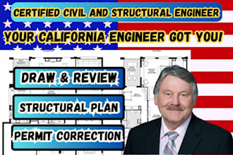 do residential permit drawing as civil and structural engineer in new york, utah