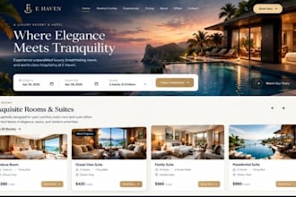 build wix vacation townhouse rental website holiday home booking accommodation