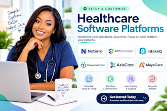 setup healthcare noterro, ehryourway, intakeq caresmartz360 axiscare alayacare