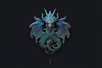 design custom typography game logo