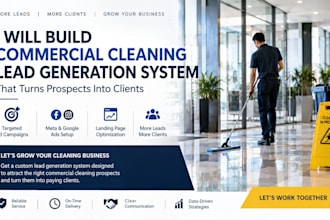 build commercialcleaning leadgeneration system that turns prospects into clients