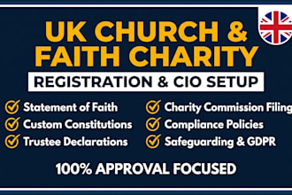 register church charity and faith based cio with charity commission