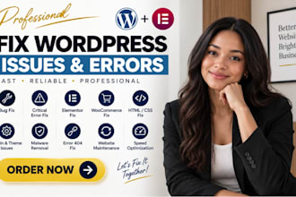 fix wordpress issues wordpress bug fix elementor pro issues fix wordpress error