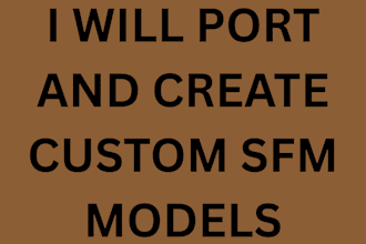 port and create custom sfm models for gmod playermodel l4d2 tf2 mmd fnaf vrchat