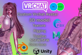 vrchat avatar vrc avatar furry avatar nsfw avatar anime avatar 3d model vriod