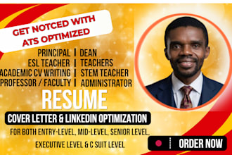 write an ats education, teacher, academic or teaching resume