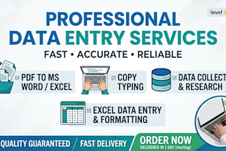 do fastest data entry copy typing and ms word typing