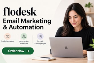 set up flodesk email marketing and automation