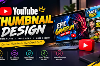 design youtube thumbnail to boost CTR