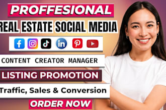 be your realtor social media manager, real estate marketing, lead generation