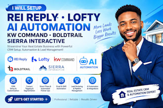 setup rei reply lofty ai automation kw command bold trail sierra interactive