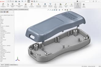 design plastic parts for injection molding, reduce cost, manufacturing ready cad
