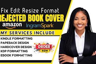 fix your book error rejected book cover resize paperback book cover for amazon