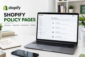 create shopify policy pages privacy policy refund terms shipping
