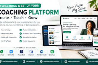 build bonsai delenta paperbell uscreen membervault learnyst coaching website