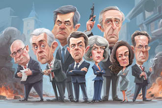 design custom editorial political cartoons