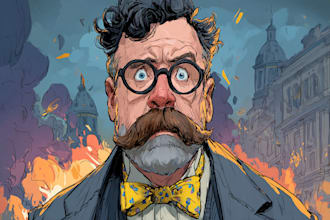 design editorial cartoons for articles and blogs