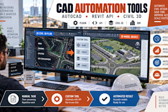 develop autocad plugin revit API civil 3d automation and custom cad tools