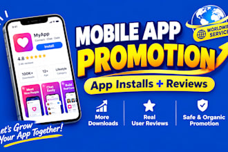 do mobile app promotion, app install, USA user app download subscribers