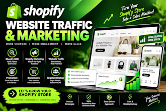 increase shopify traffic with SEO and marketing