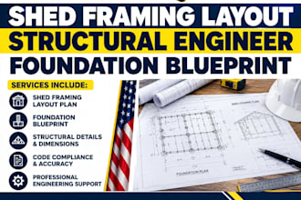 shed framing layout structural engineer foundation blueprint colorado co