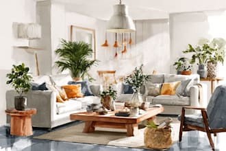do watercolor style architectural or interior illustration