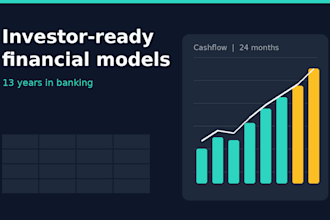 build a financial model and cashflow forecast in excel for your business