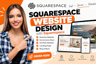 build sqaurespace website design, redesign squarespace, squarepace seo