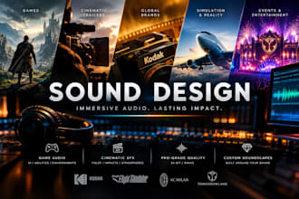 custom sound design for any project