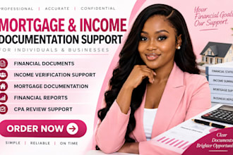prepare US CPA letter, comfort letter, mortgage letter, income verification
