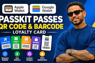 apple wallet google wallet passkit passes qr code barcode scan loyalty card