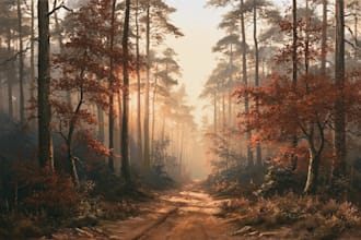 landscape oil painting art